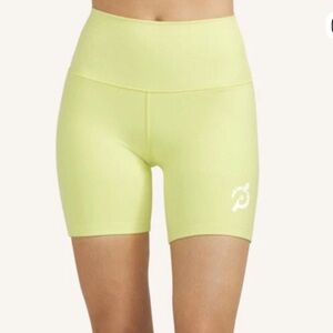 Peloton Women's Bright Yellow Bike Shorts